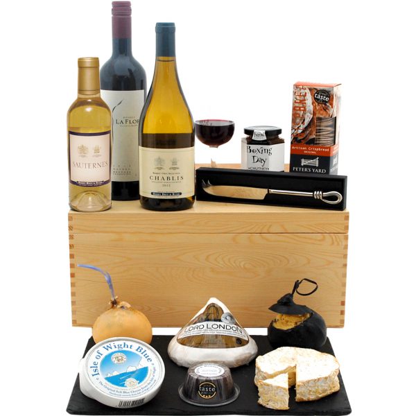 The Connoisseur’s Cheese and Wine Hamper