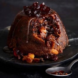 Coles Black Cherry & Amaretto Gourmet Pudding