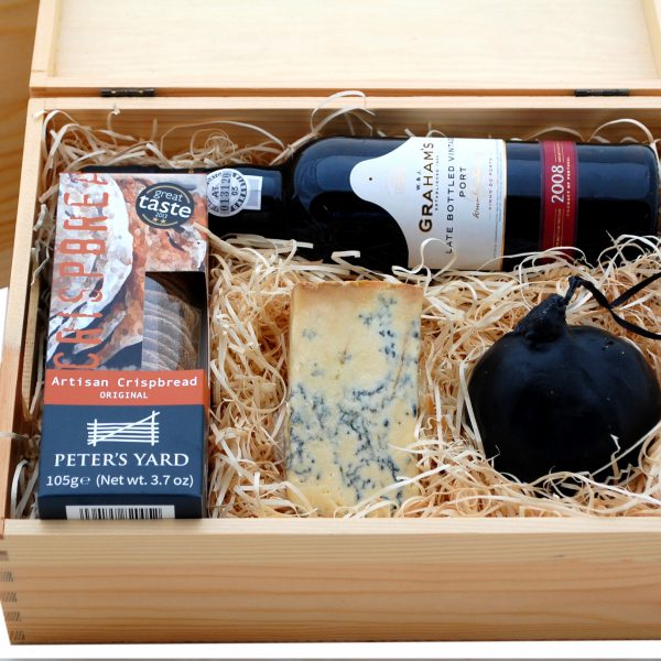 Luxury Port & Cheese Gift Box