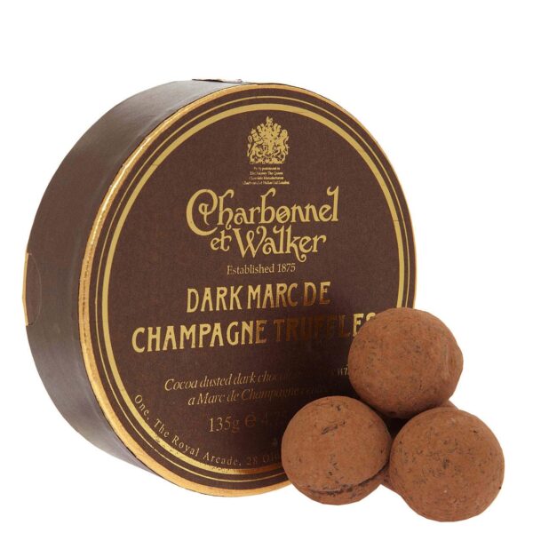 Charbonnel et Walker Dark Marc de Champagne Chocolate Truffles 135g
