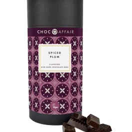 Choc Affair Spiced Plum flavoured Mini Dark Chocolate Bars