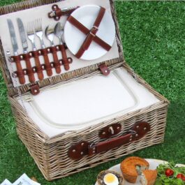 The Balmoral Fitted Picnic Hamper with English Sparkling Wine