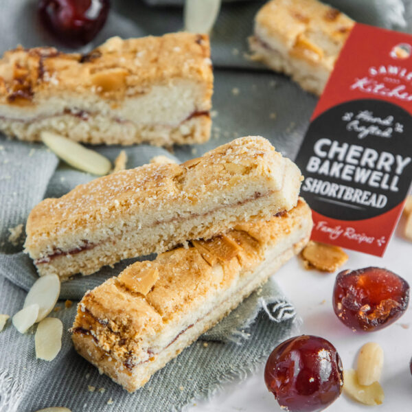 Sawley Kitchen Cherry Bakewell Shortbread