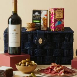 Medium Blue Rope Hamper