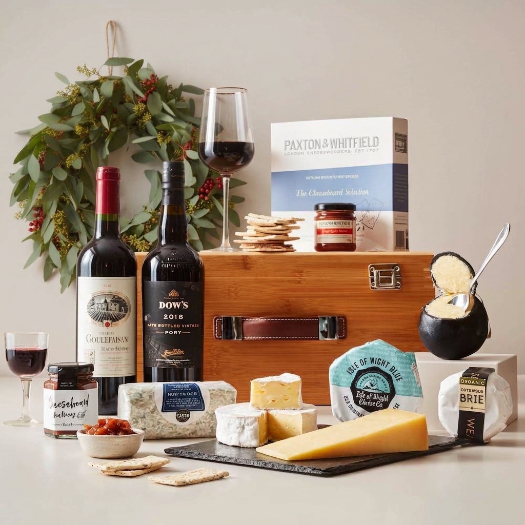 The Ultimate Christmas Artisan Cheese & Fine Wine Hamper